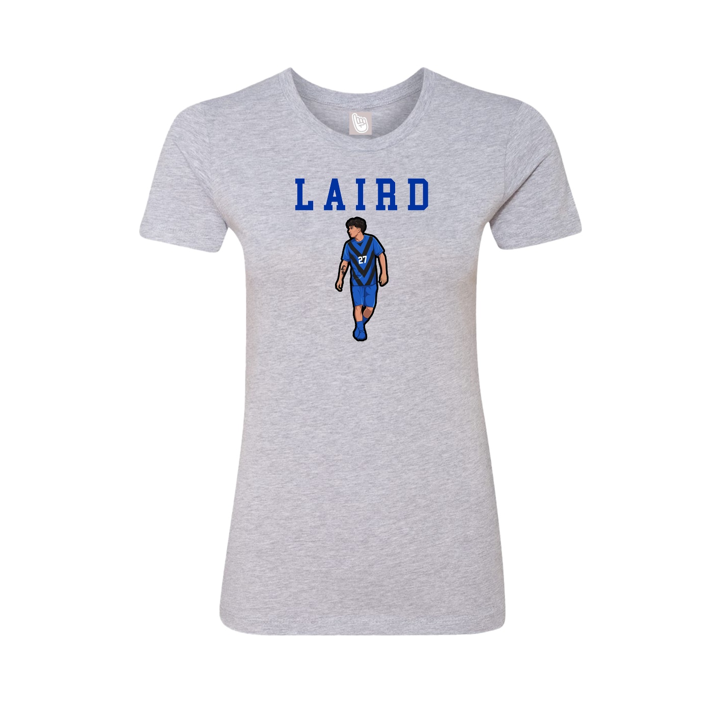Fitted Women's Tee — Shirsey in Grey