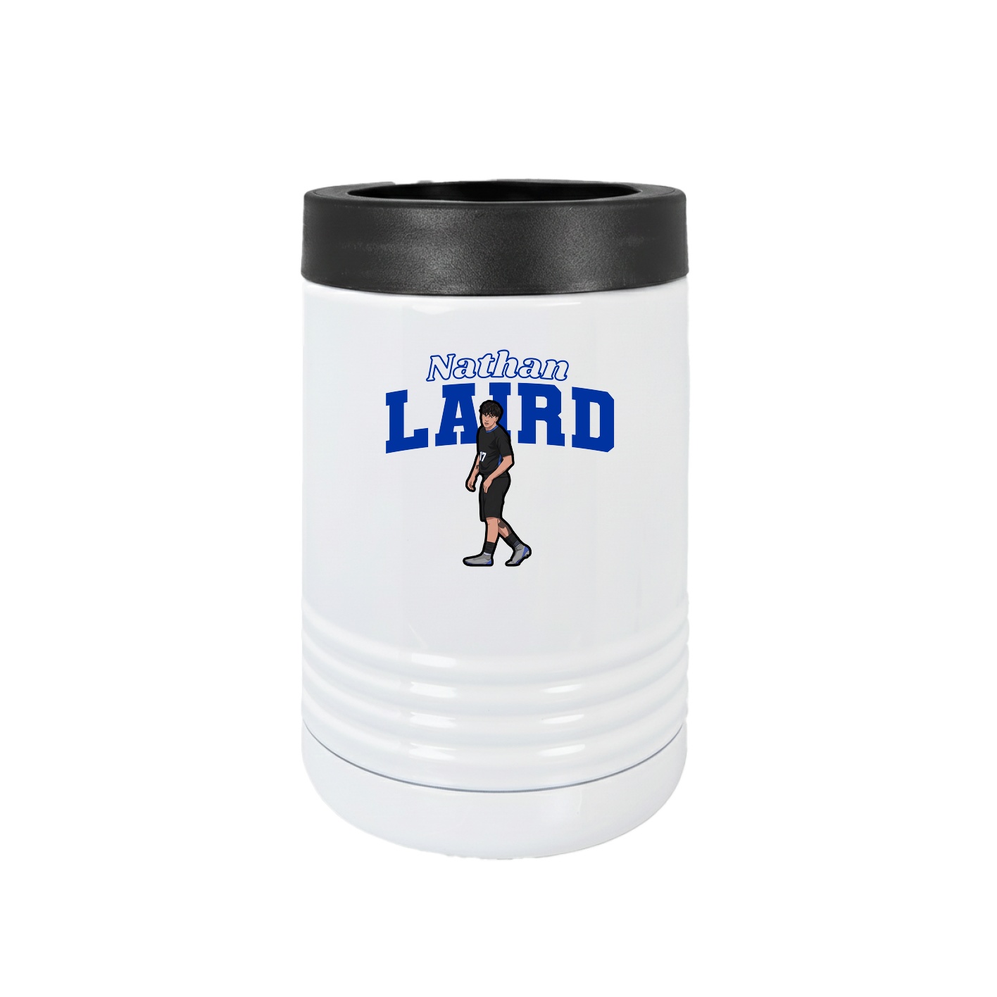 Beverage Holder — Name Arch in White