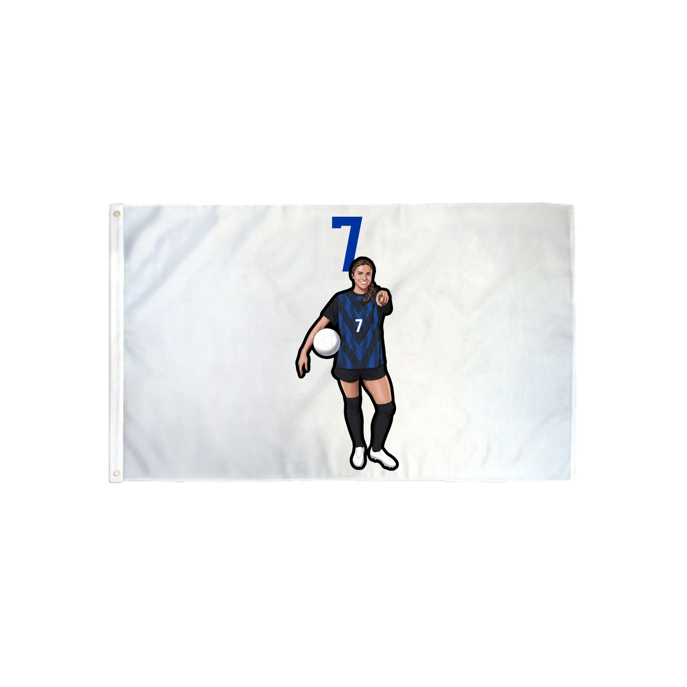 3x5 Flag — Number Top in Classic