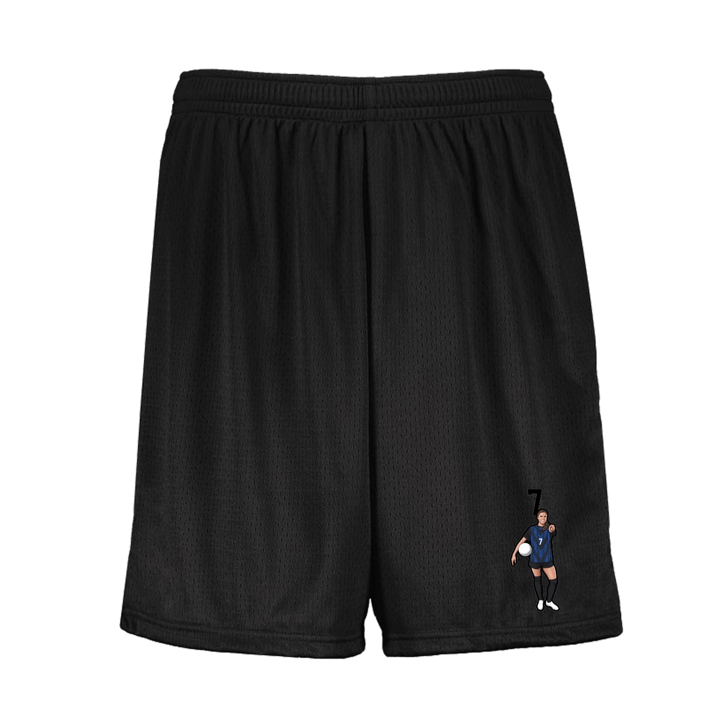 Shorts — Number Top in Black