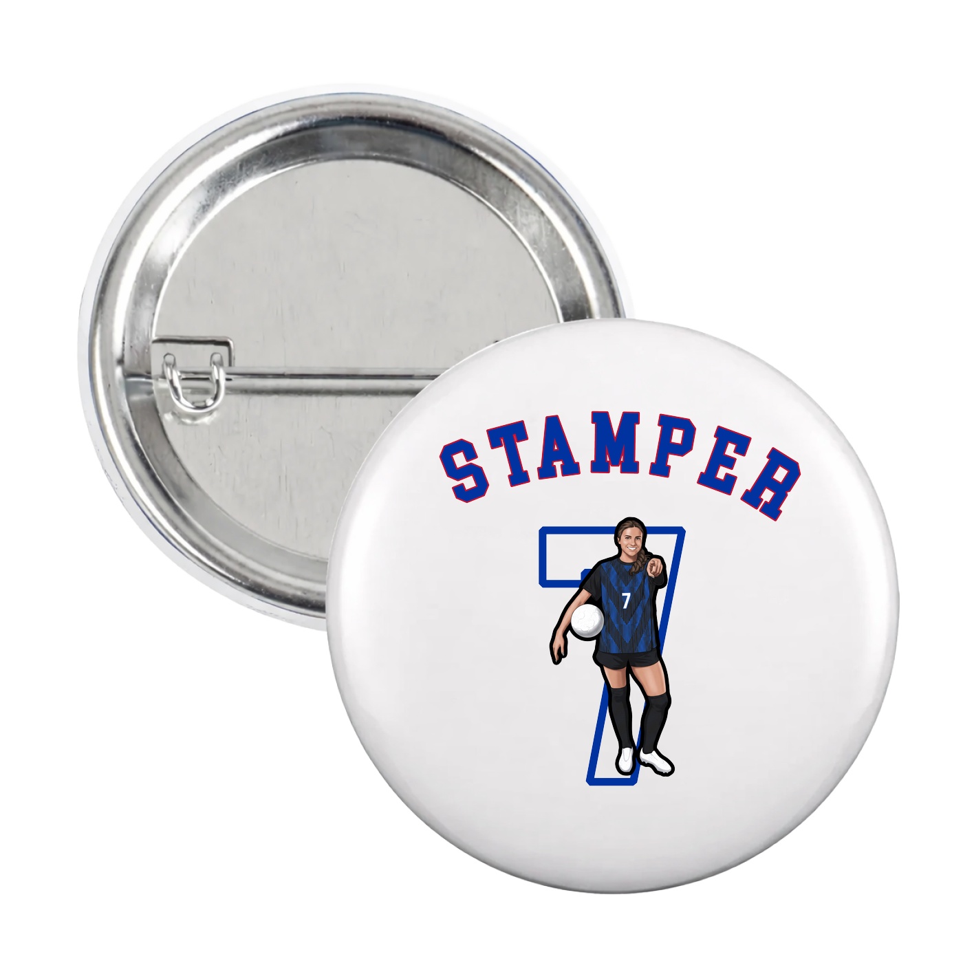 Game Day Button — Shirsey Arch in White