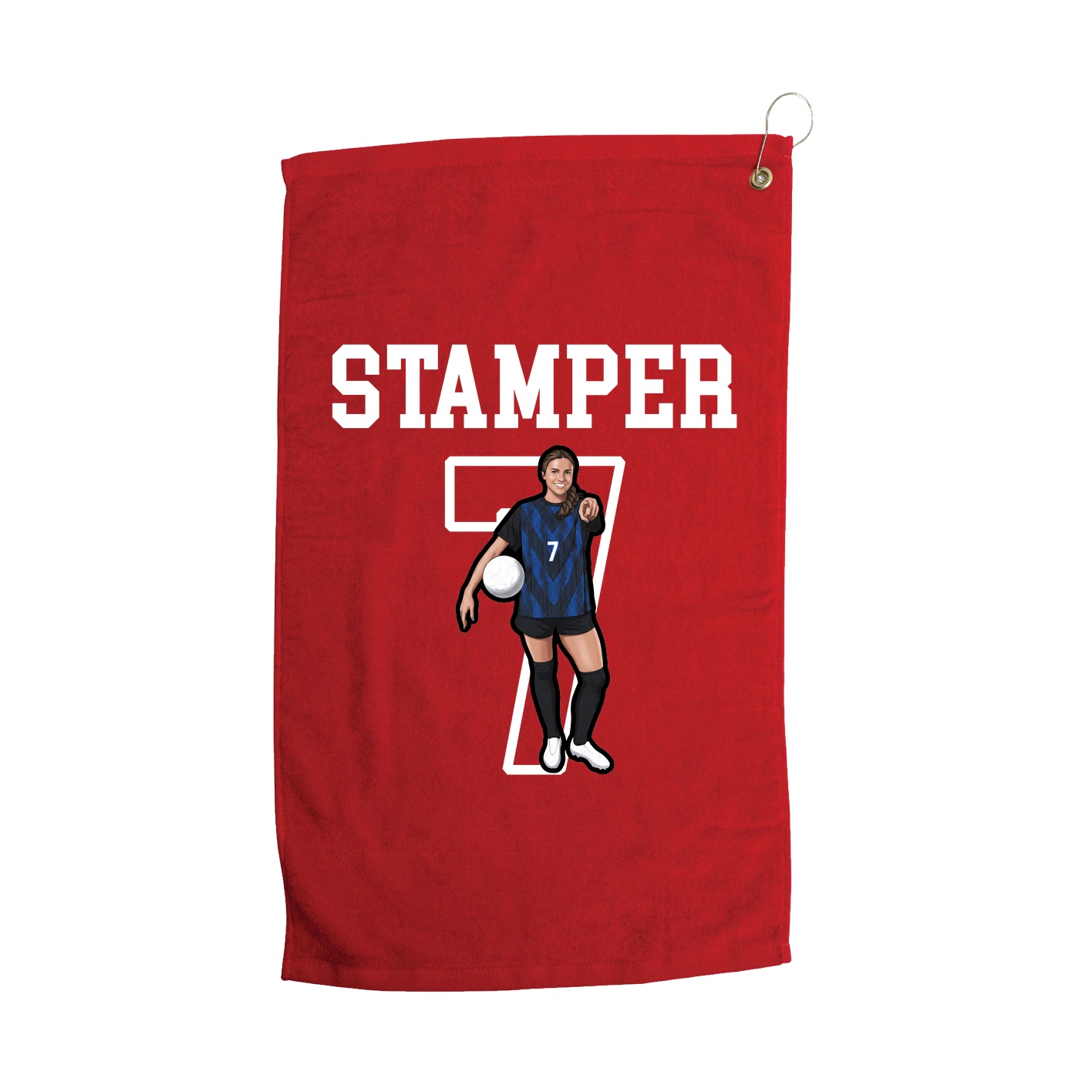 Golf Towel — Shirsey in Red