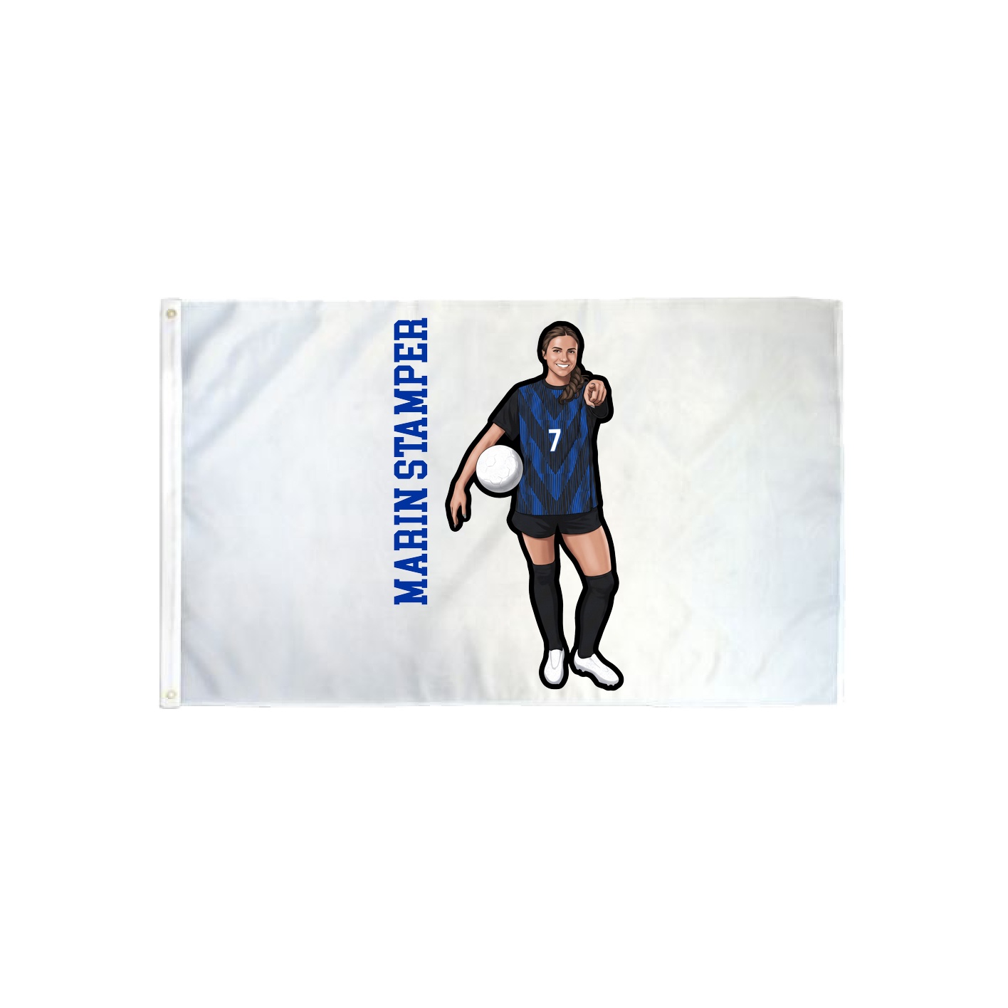 3x5 Flag — Name Vertical in Classic