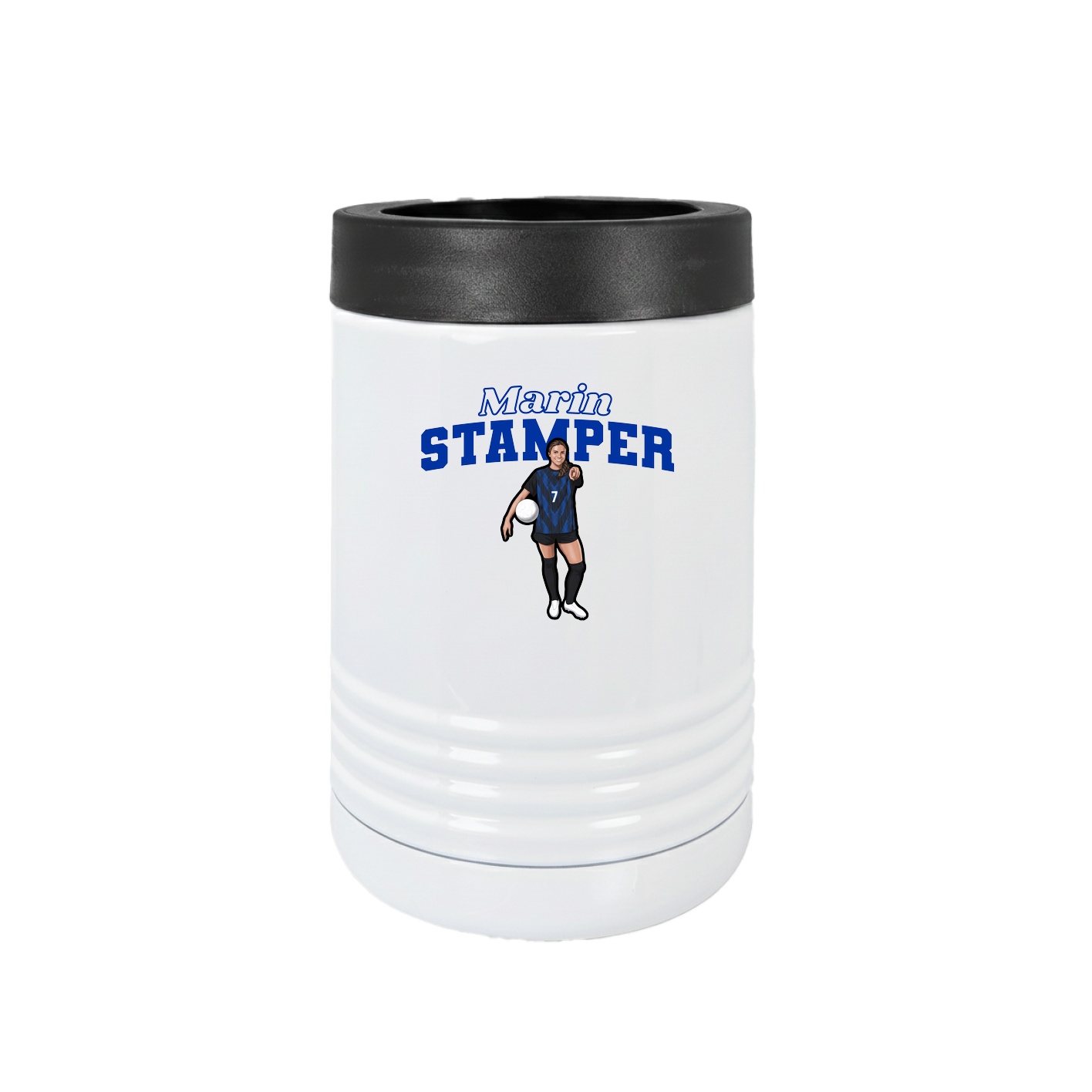 Beverage Holder — Name Arch in White