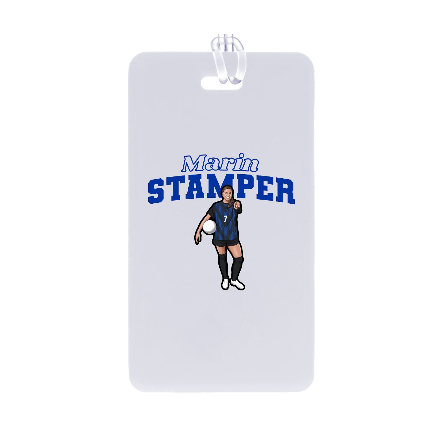 Bag Tag — Name Arch in Classic