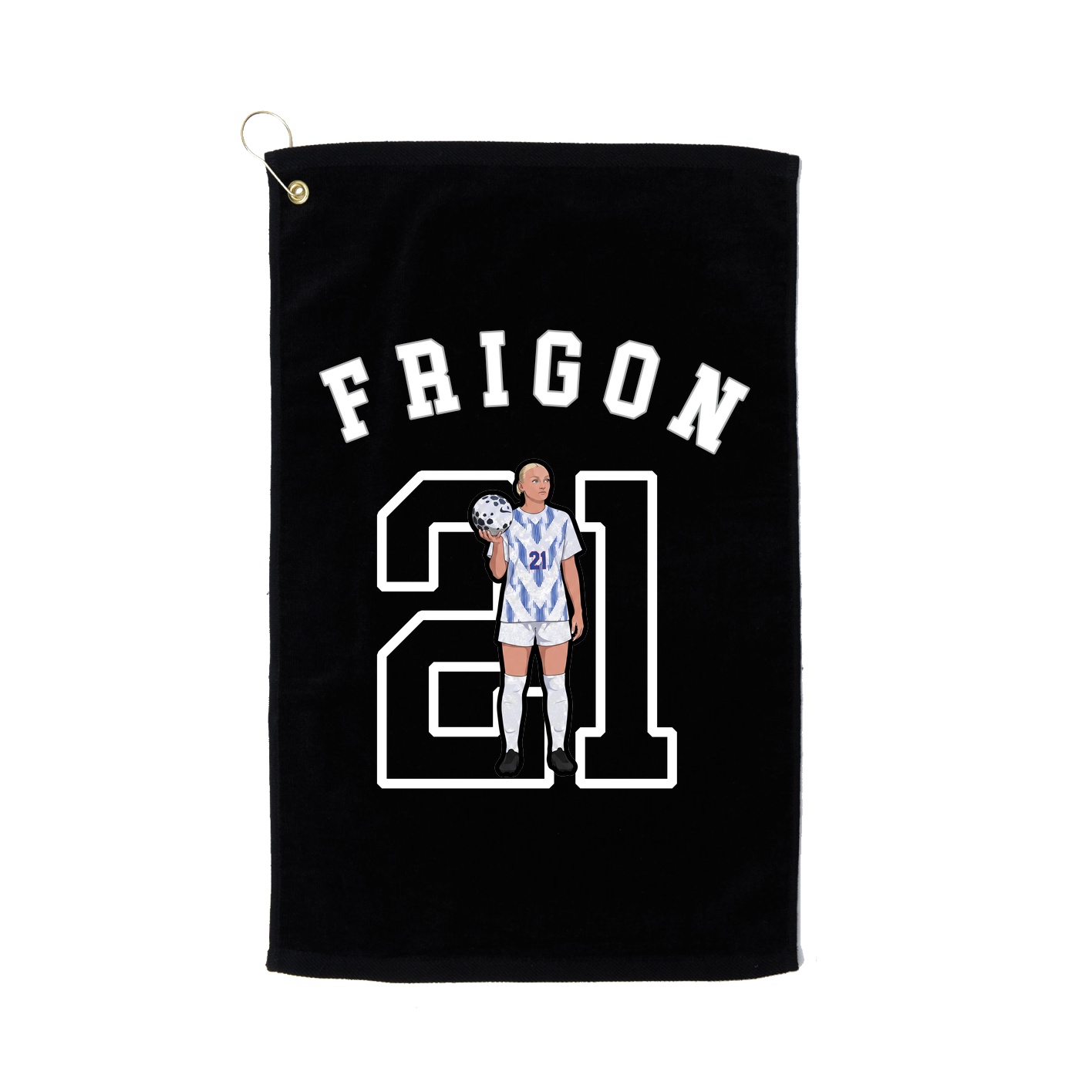 Golf Towel — Shirsey Arch in Black