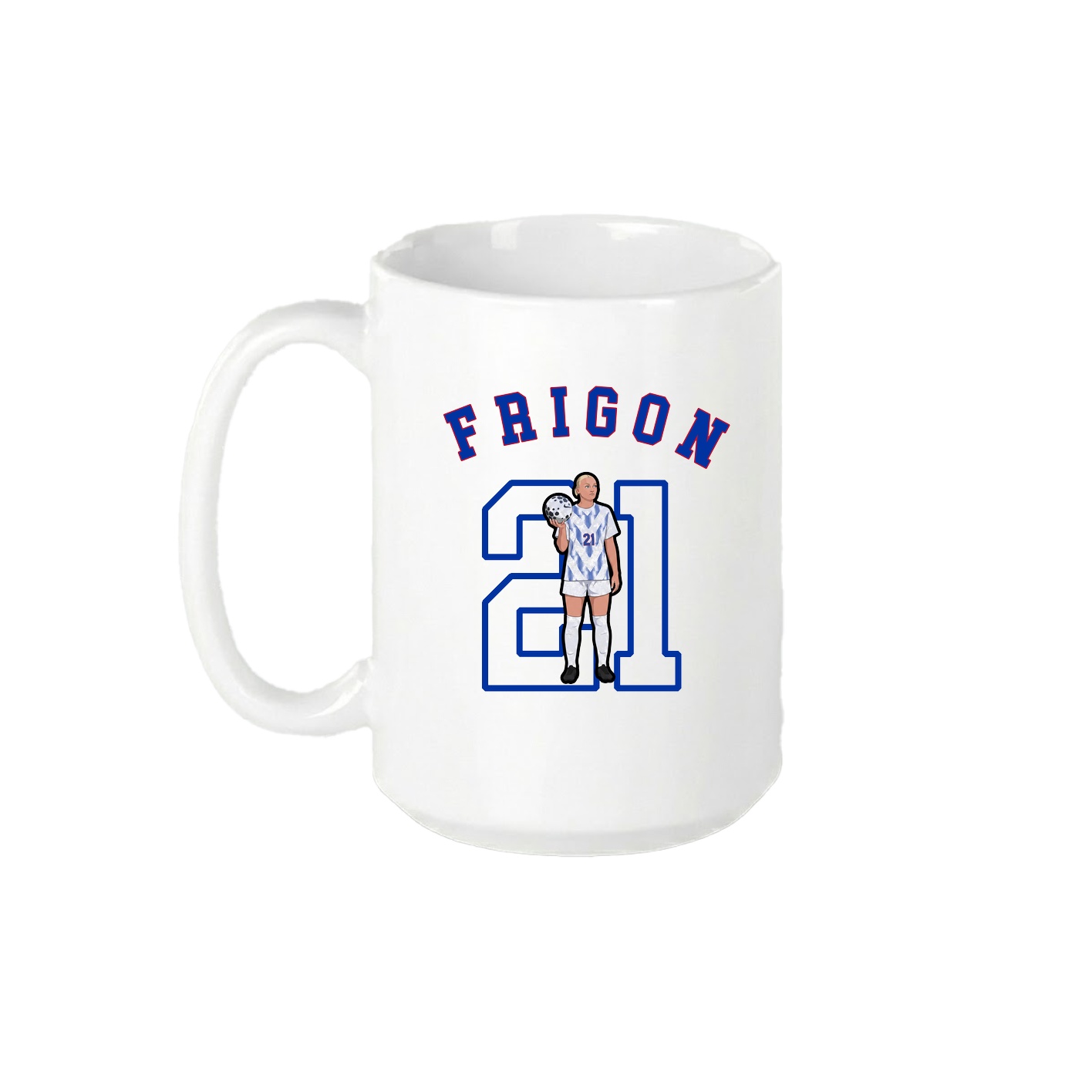 15oz Coffee Mug — Shirsey Arch in White