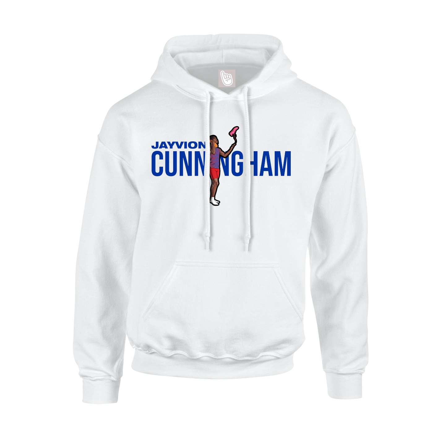 Youth Hoodie — Player Name in White