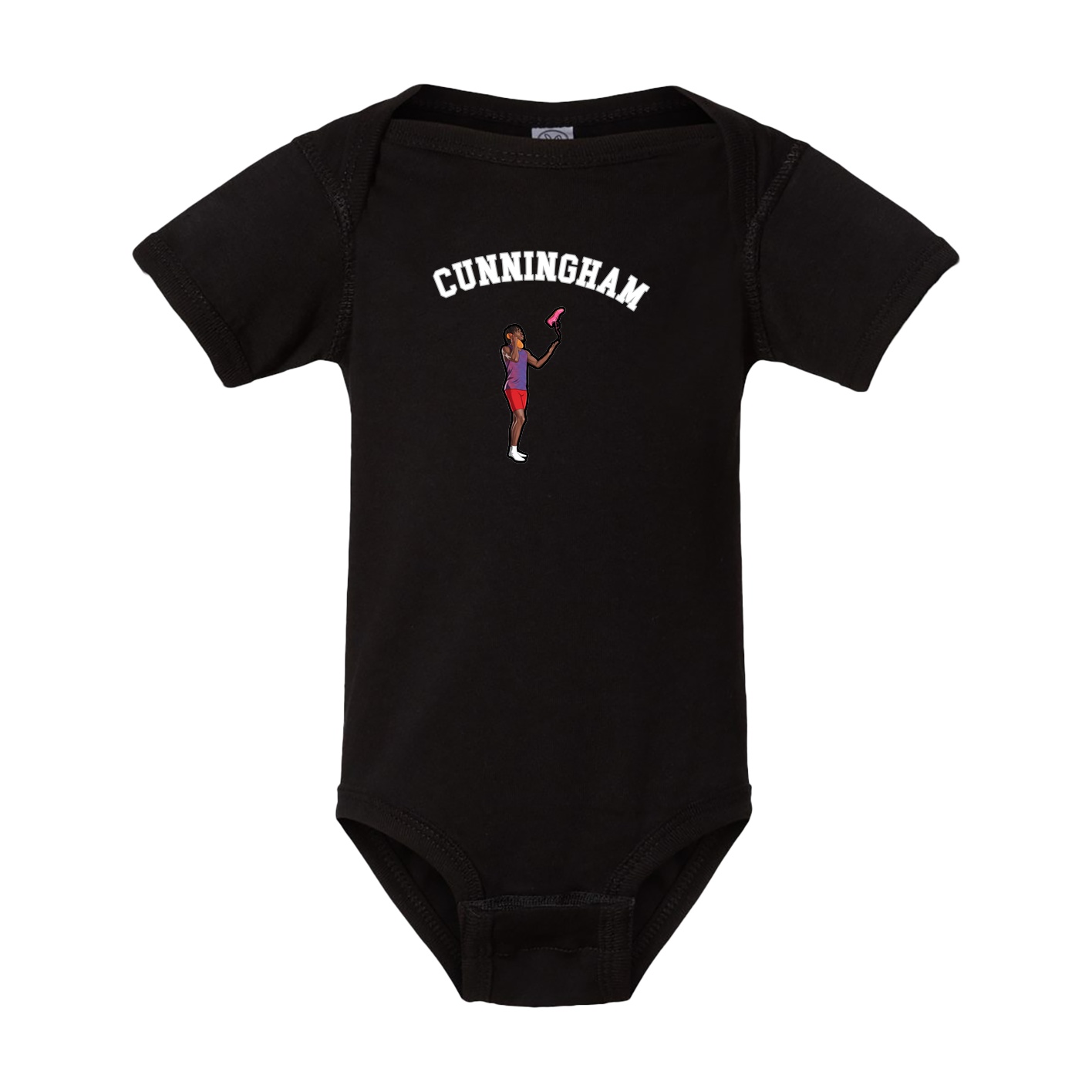 Baby Onesie — Shirsey Arch in Black