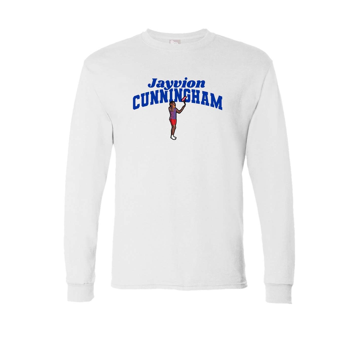 Long Sleeve Tee — Signature Arch in White
