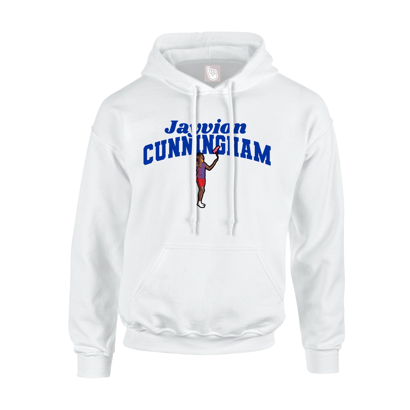 Hoodie — Signature Arch in White