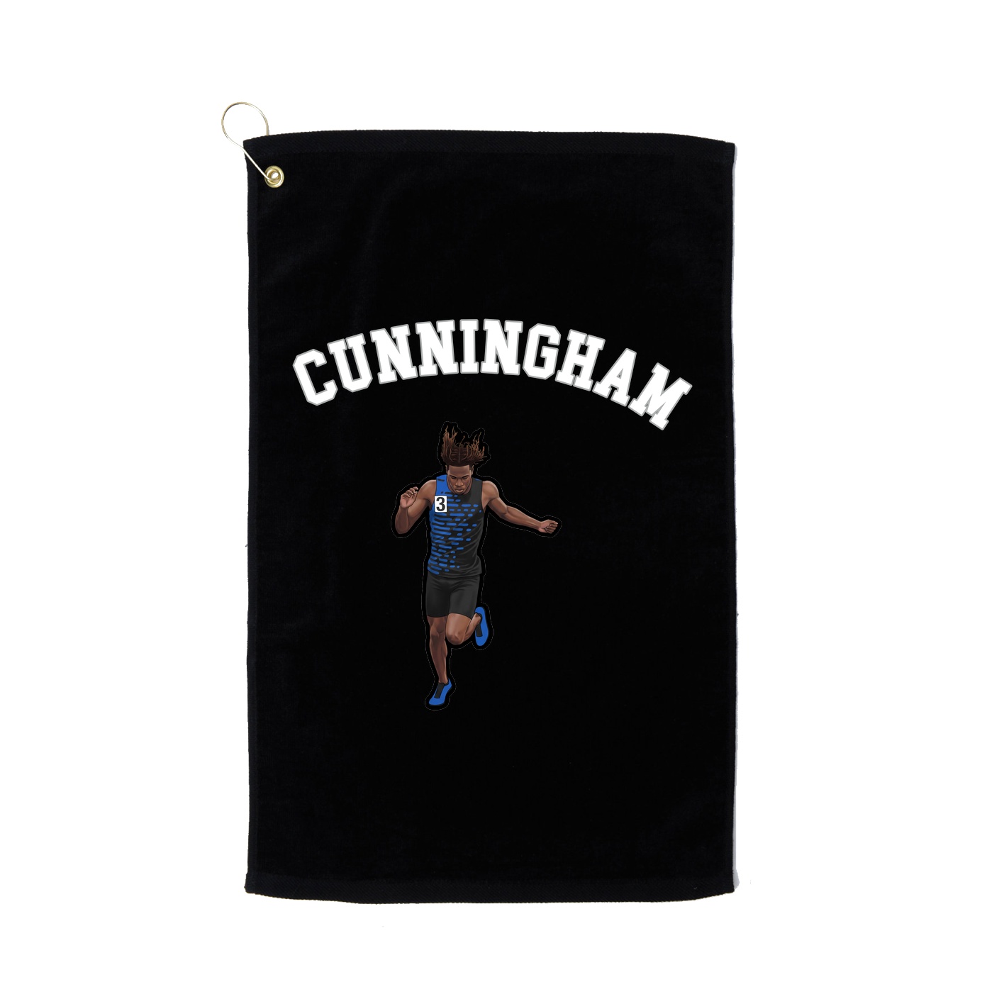 Golf Towel — Shirsey Arch in Black