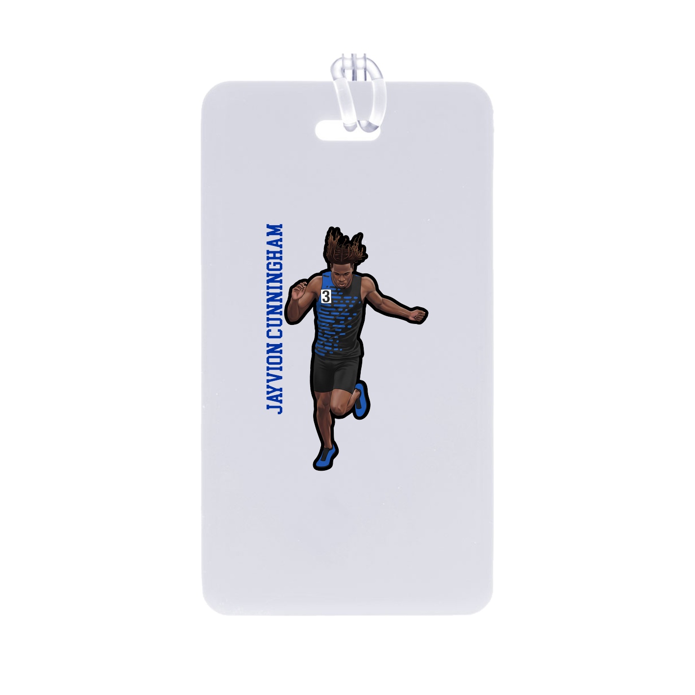 Bag Tag — Name Vertical in Classic
