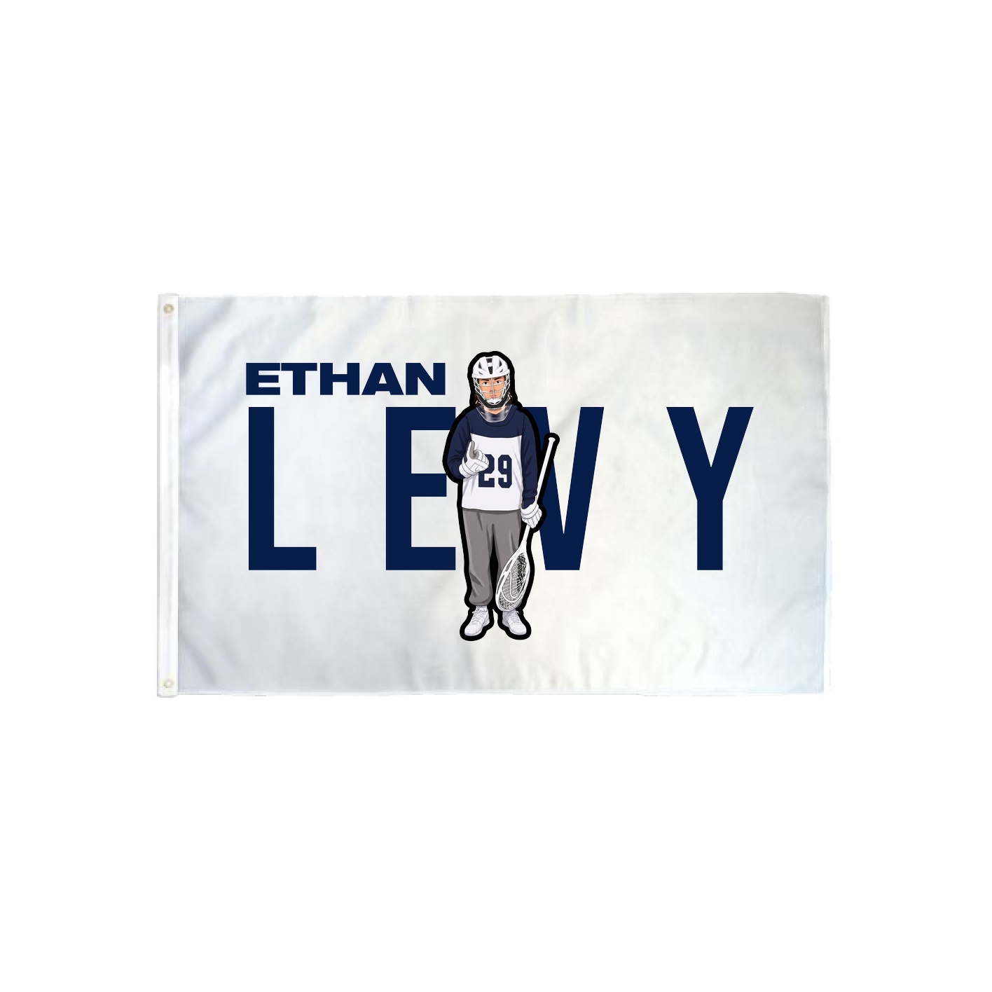 3x5 Flag — Player Name in Classic