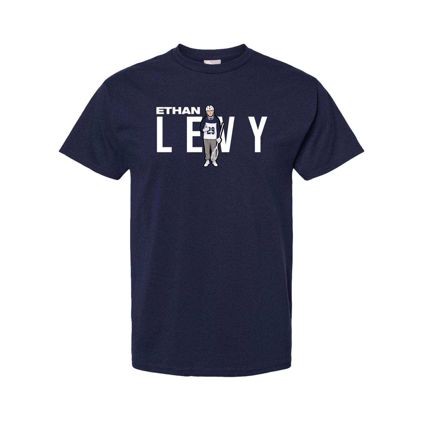 Youth Tee — Player Name in Navy