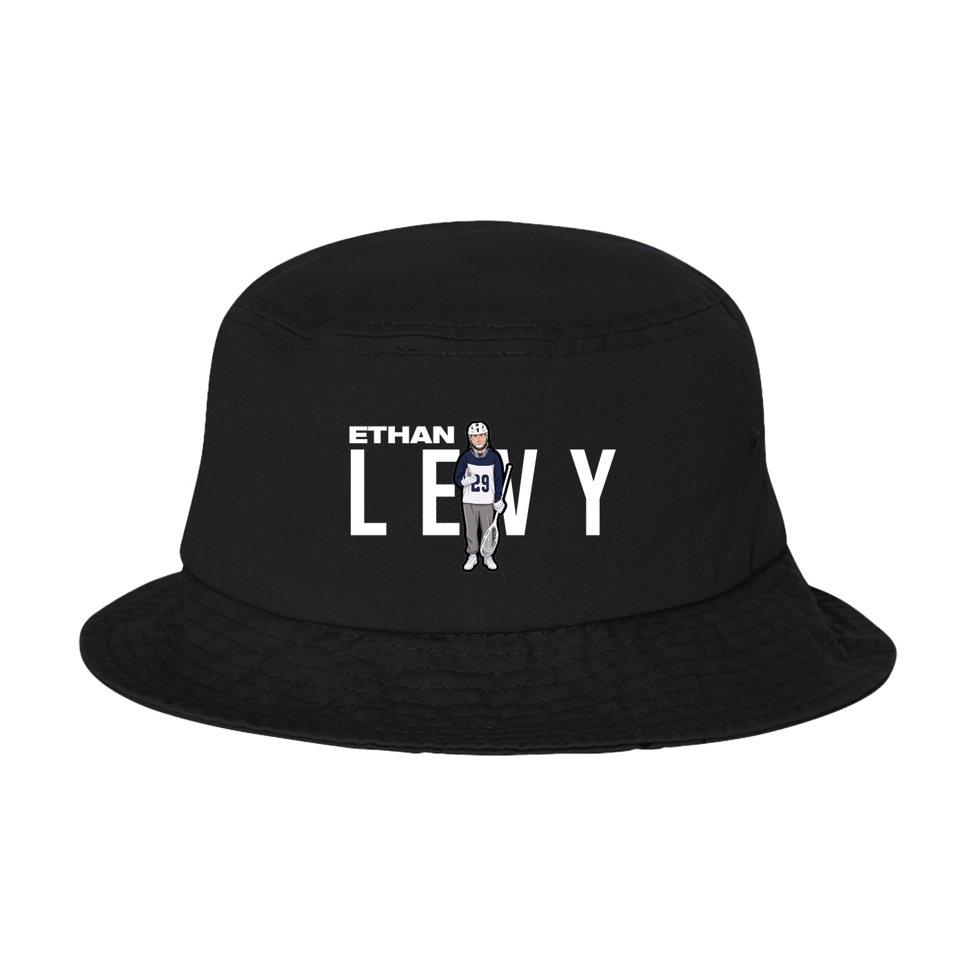 Bucket Cap — Player Name in Black