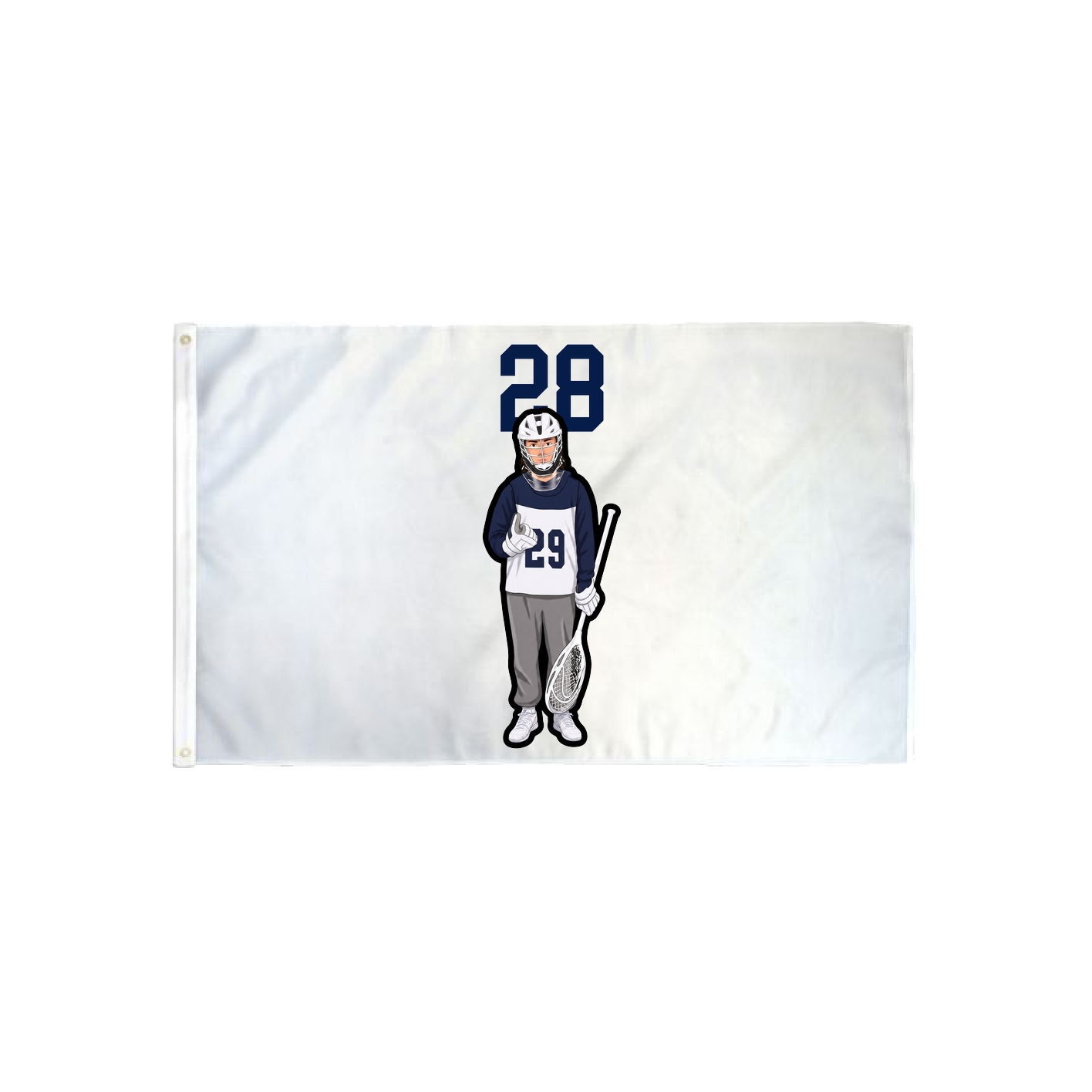 3x5 Flag — Number Top in Classic