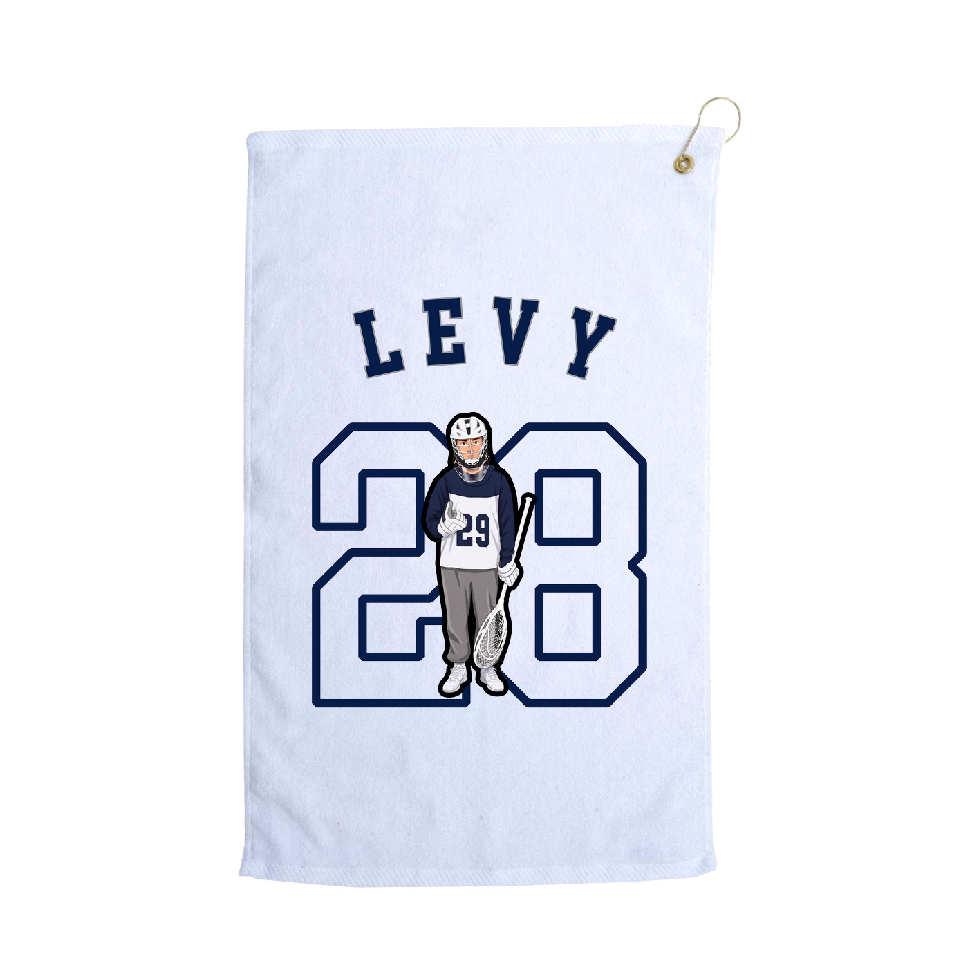 Golf Towel — Shirsey Arch in White