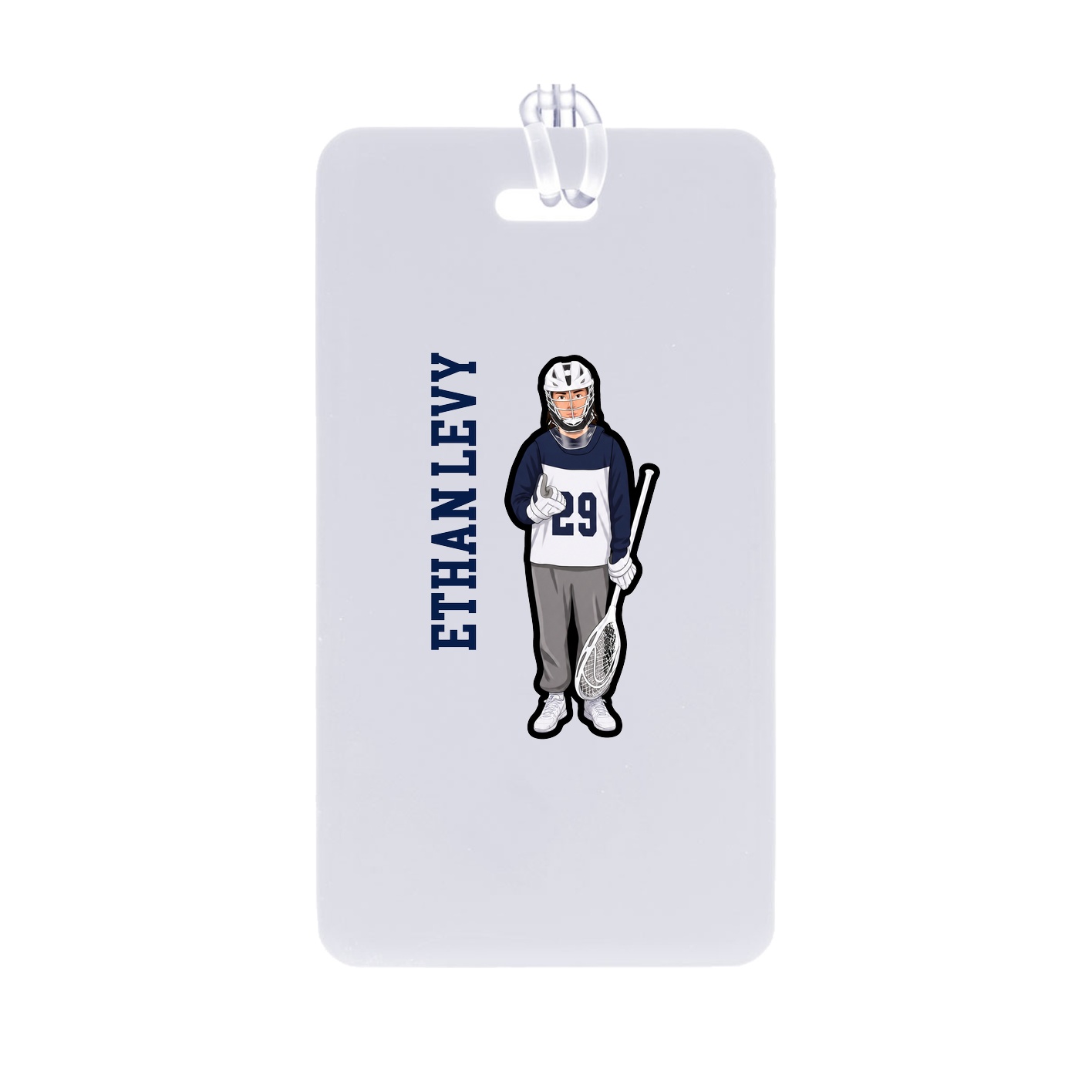 Bag Tag — Name Vertical in Classic