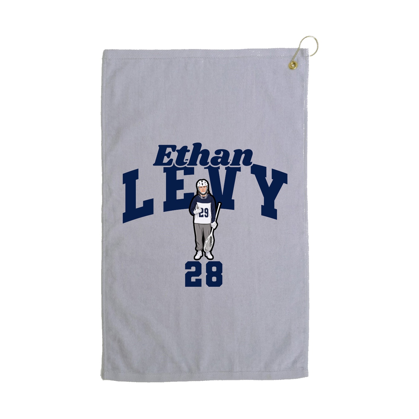 Golf Towel — Signature Arch in Grey