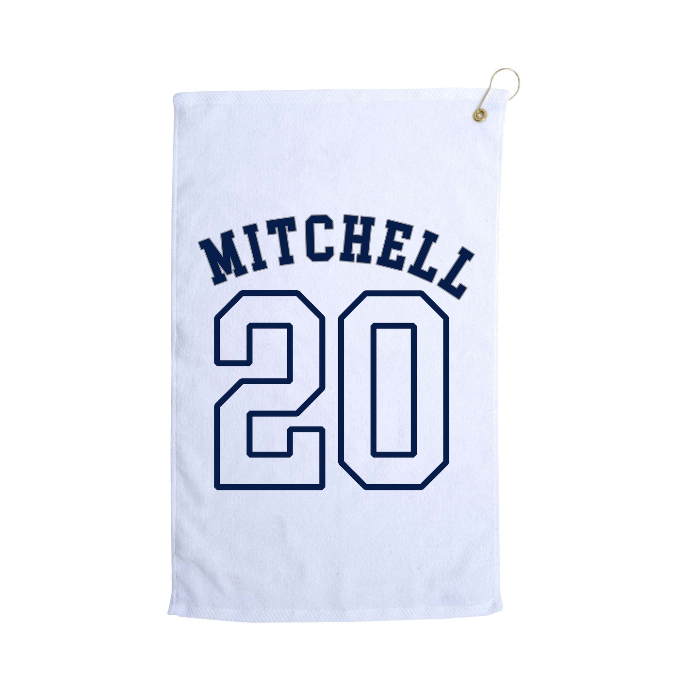 Golf Towel — Shirsey Arch in White