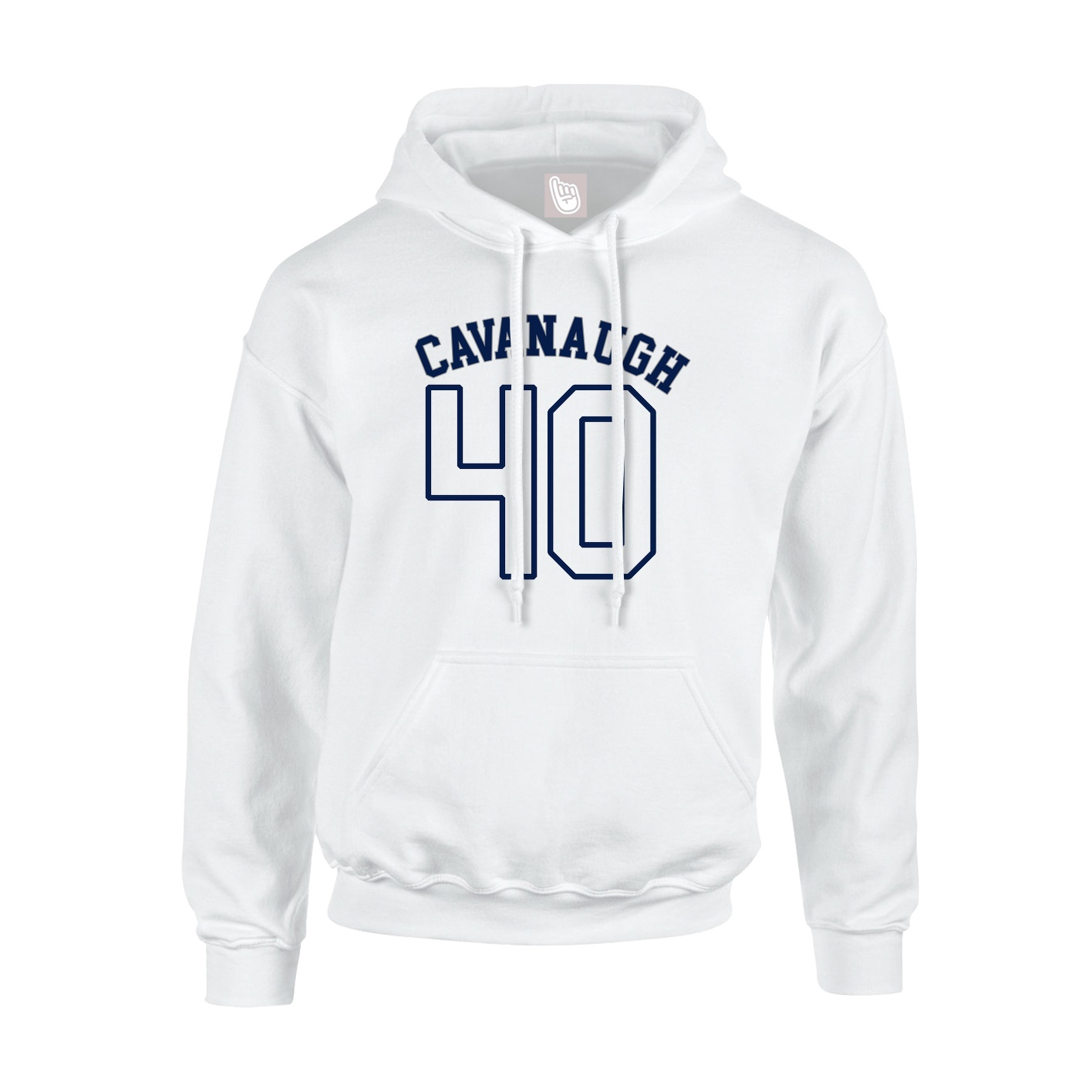 Hoodie — Shirsey Arch in White