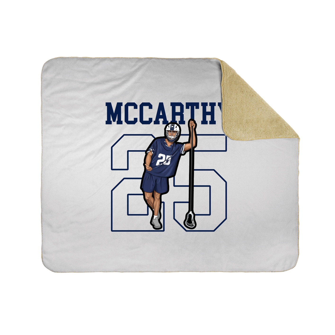 Throw Blanket — Shirsey in White