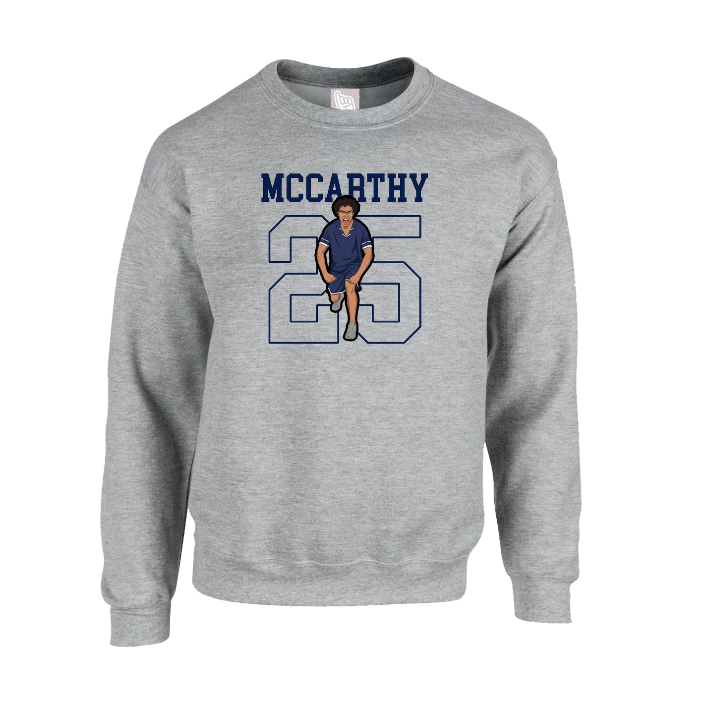 Fleece Crew — Shirsey in Grey