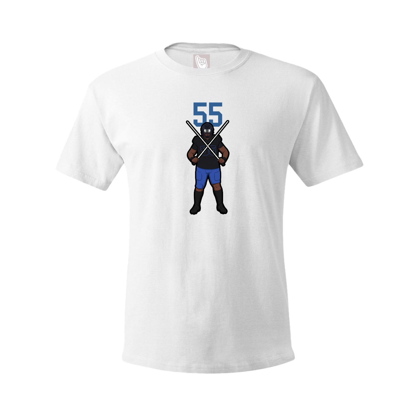 Tee — Number Top in White