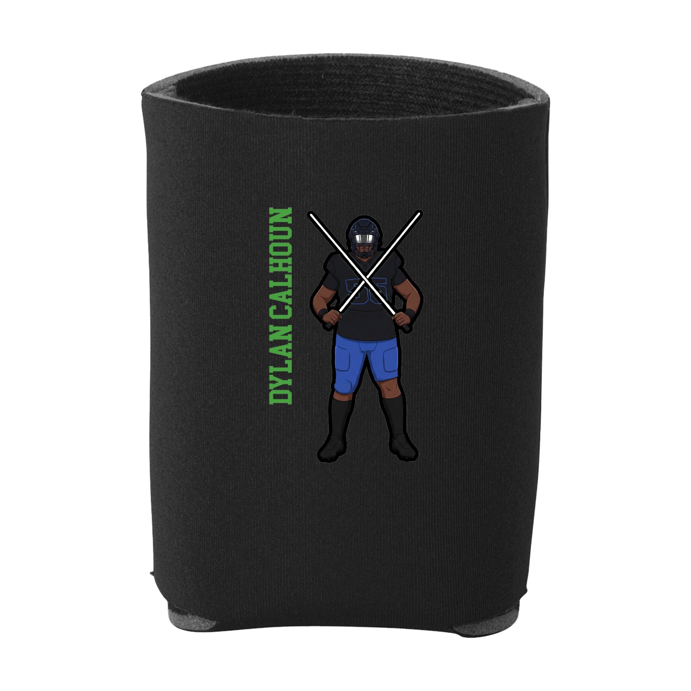 Can Holder — Name Vertical in Black