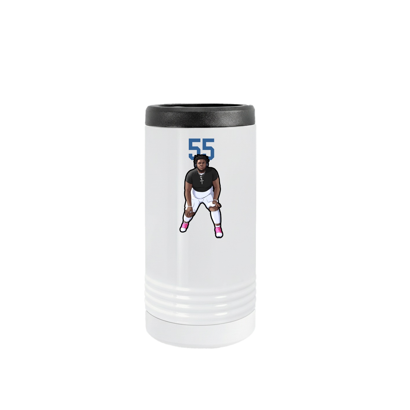 Slim Beverage Holder — Number Top in White