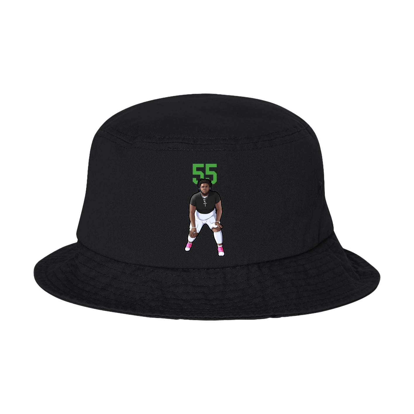 Bucket Cap — Number Top in Black