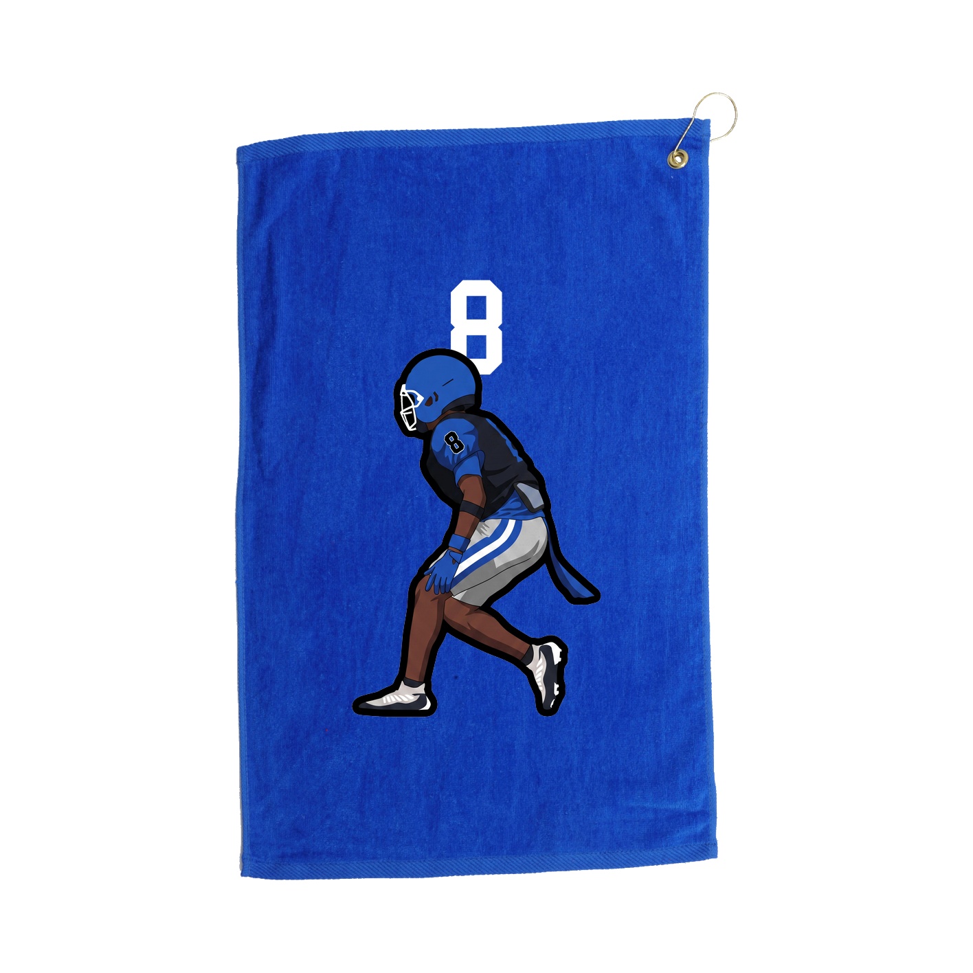 Golf Towel — Number Top in Royal
