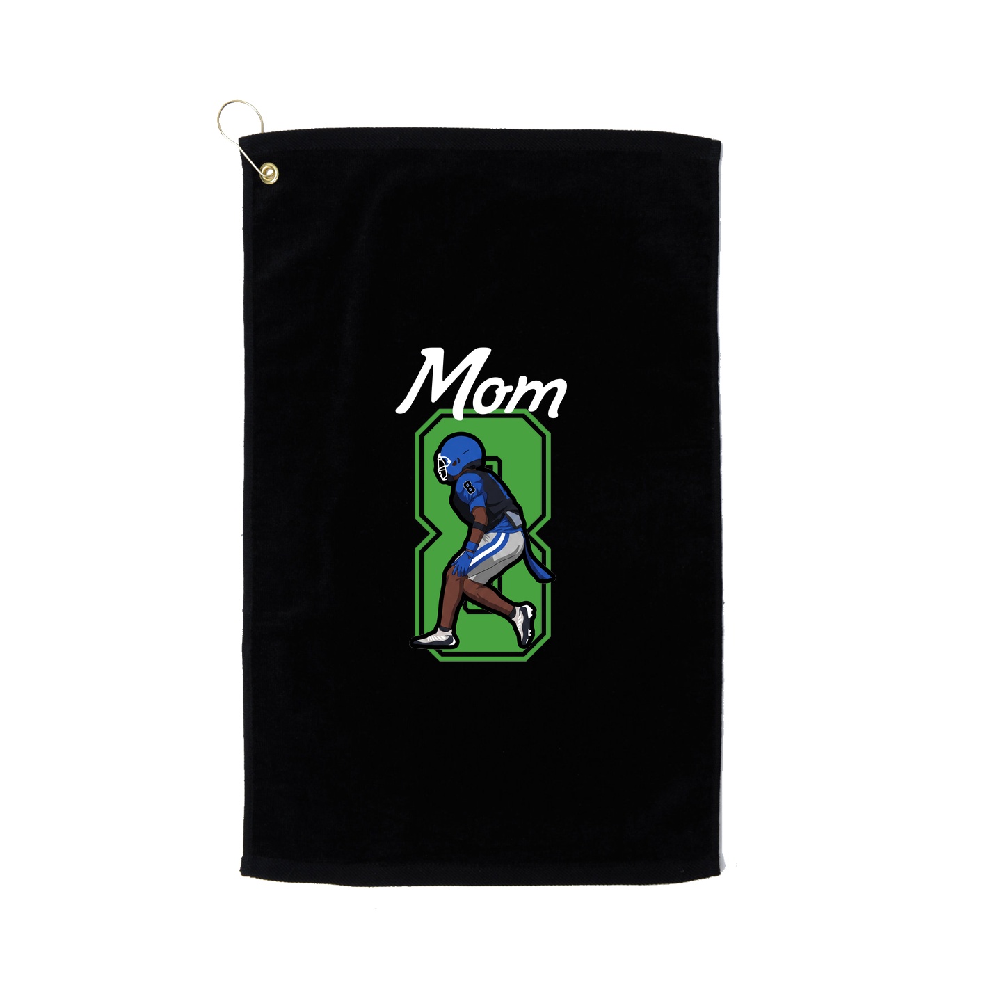 Golf Towel — Mothers Day Shirsey in Black