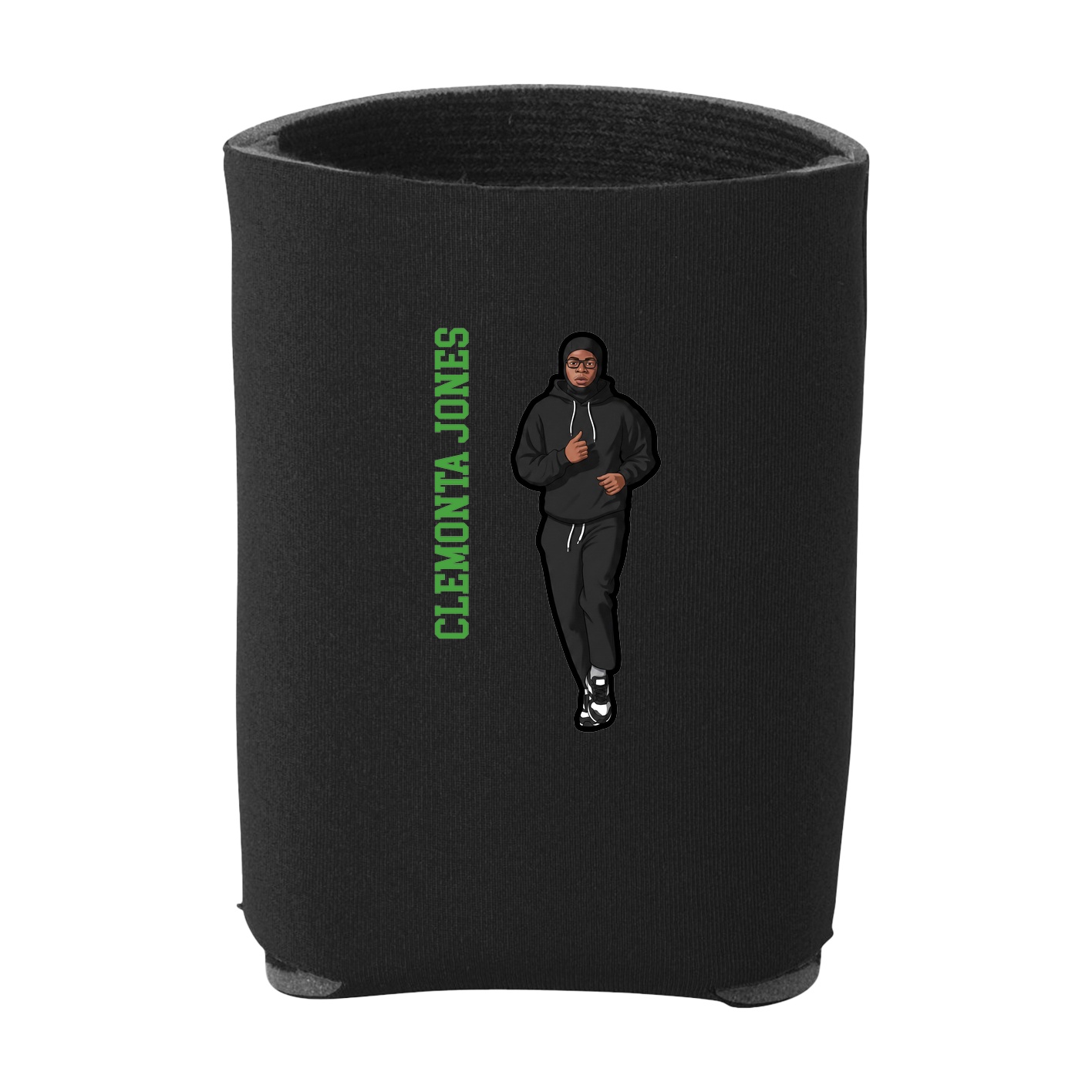 Can Holder — Name Vertical in Black