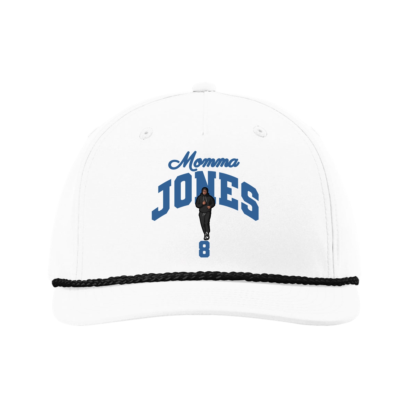 Five-Panel Classic Rope Cap — Mothers Day Arch in White