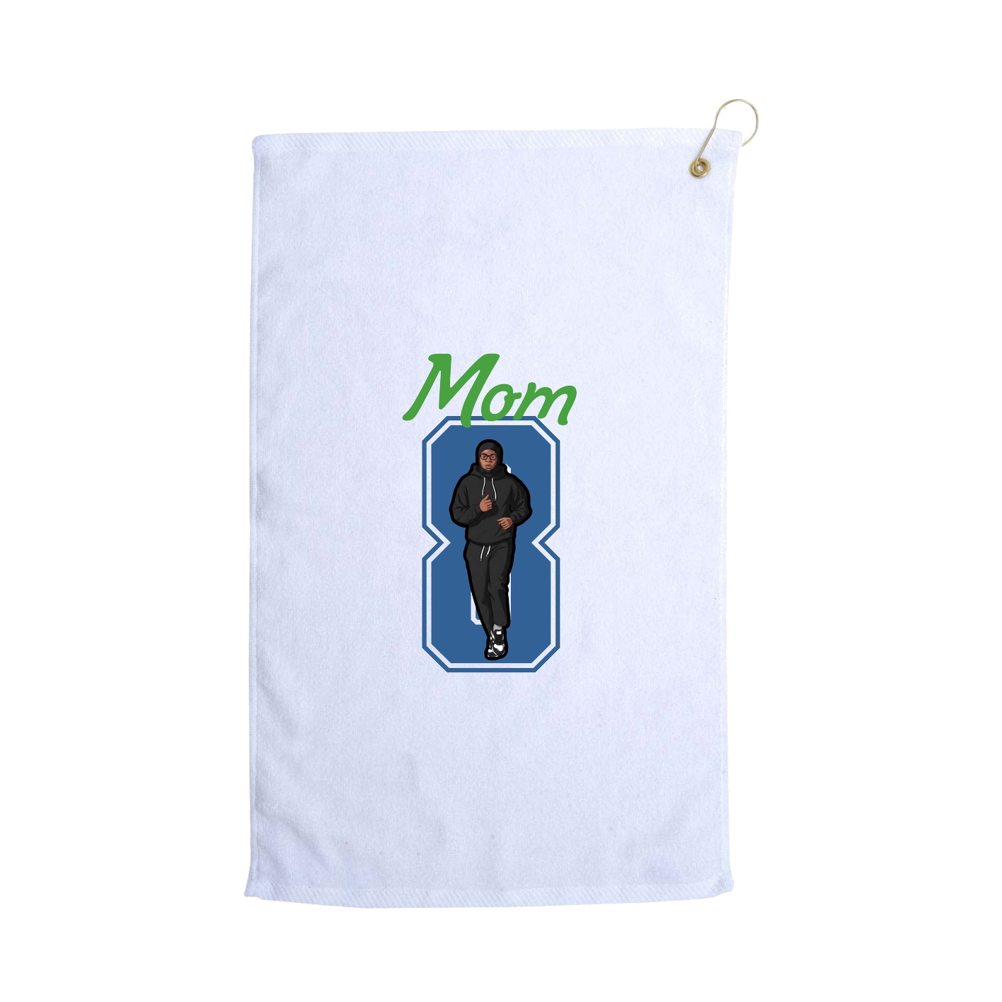Golf Towel — Mothers Day Shirsey in White