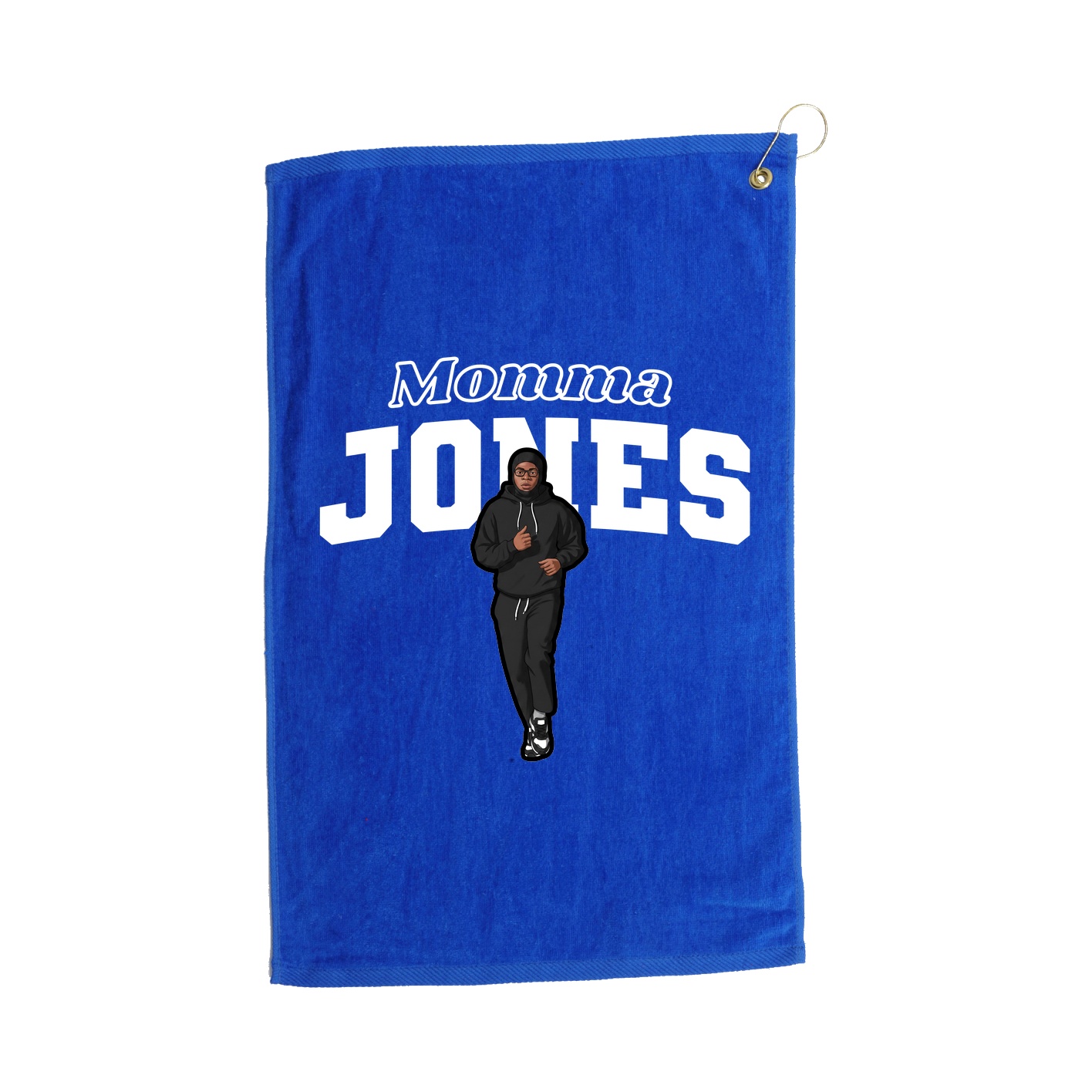 Golf Towel — Mothers Day Block in Royal
