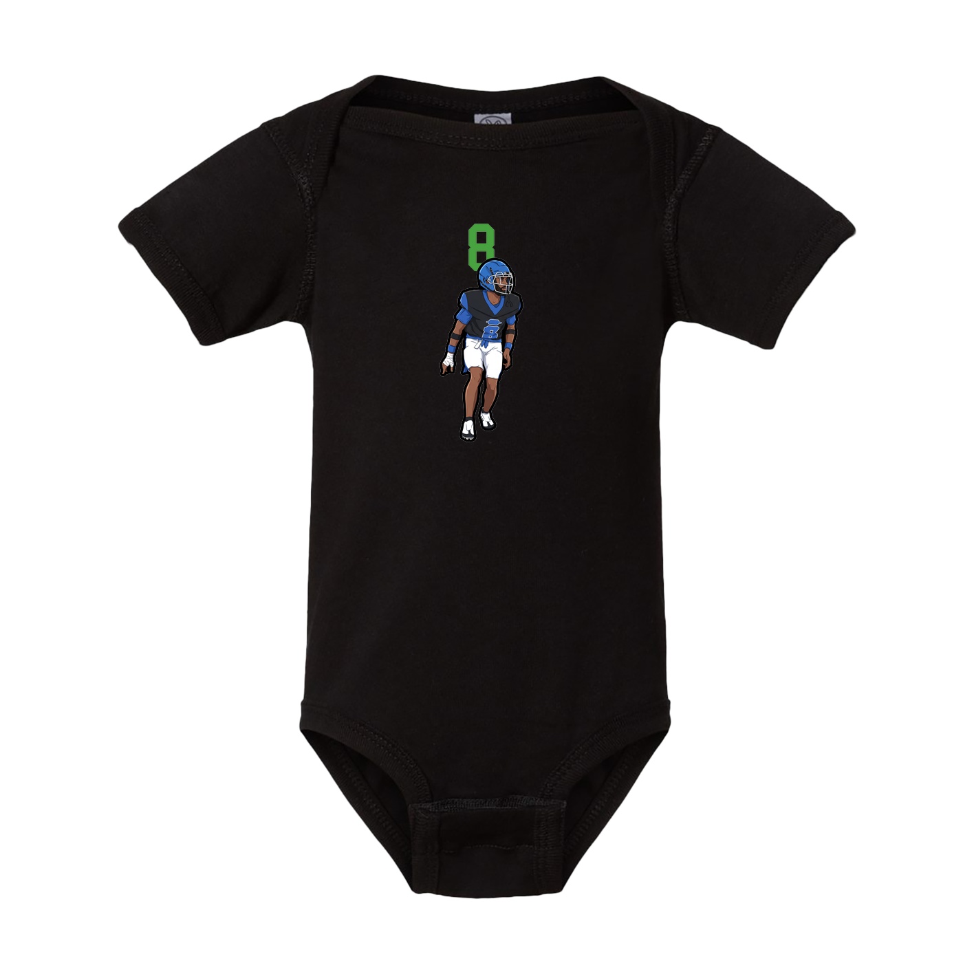 Baby Onesie — Number Top in Black