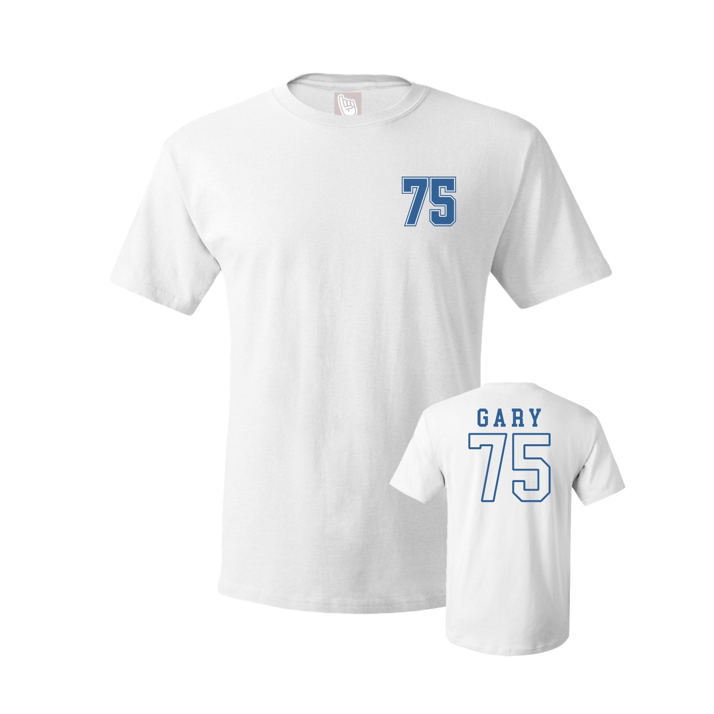 Tee — Chest Back in White