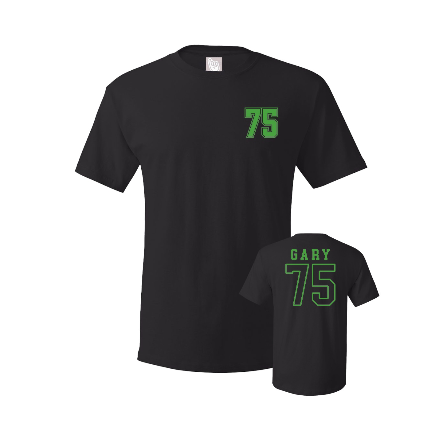 Youth Tee — Chest Back in Black