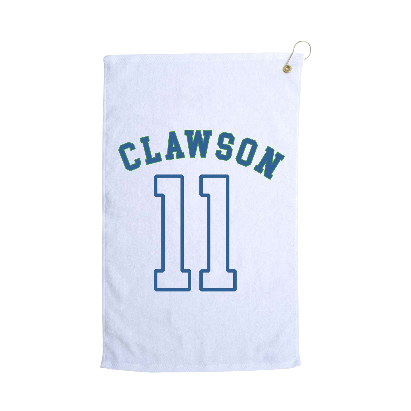 Golf Towel — Shirsey Arch in White