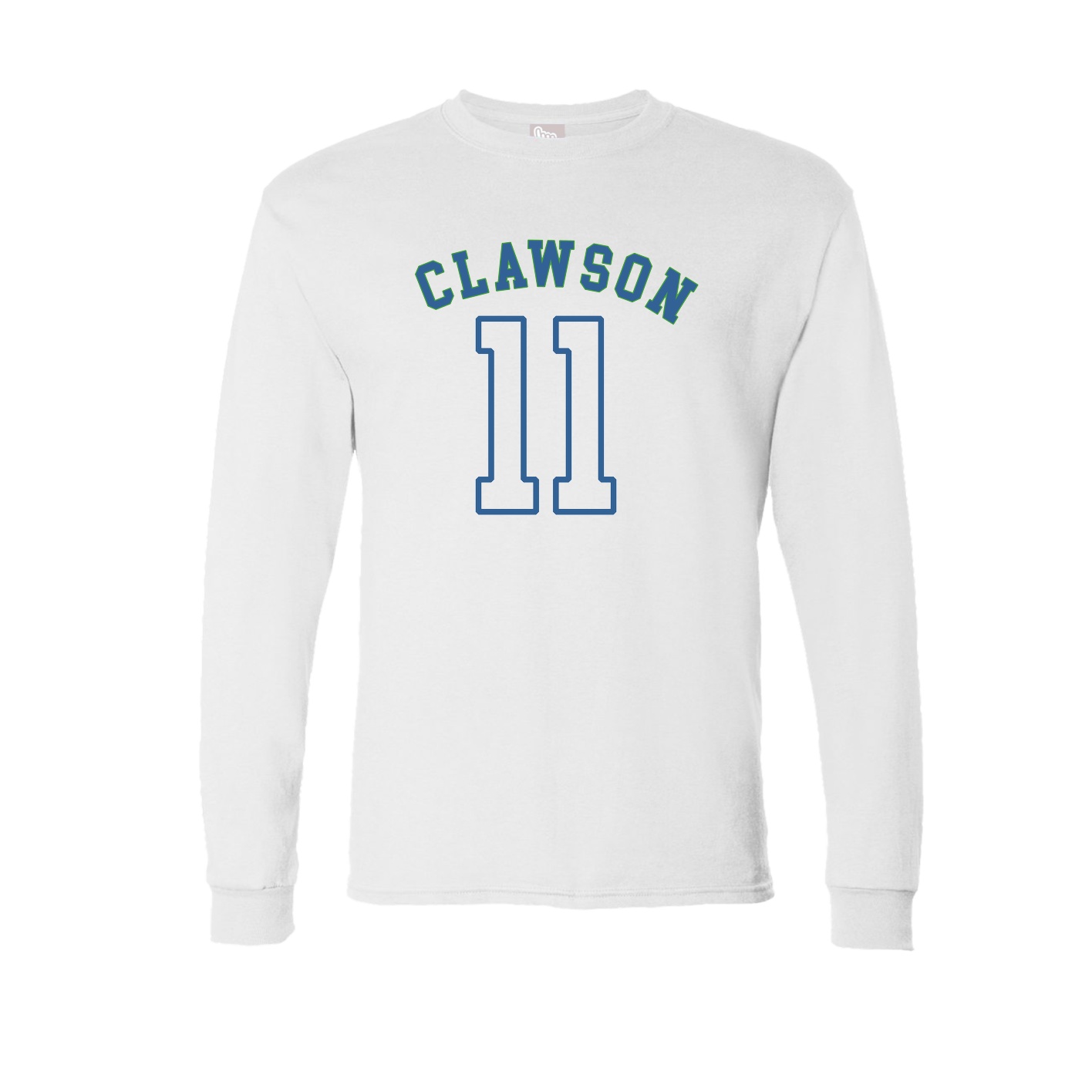 Long Sleeve Tee — Shirsey Arch in White