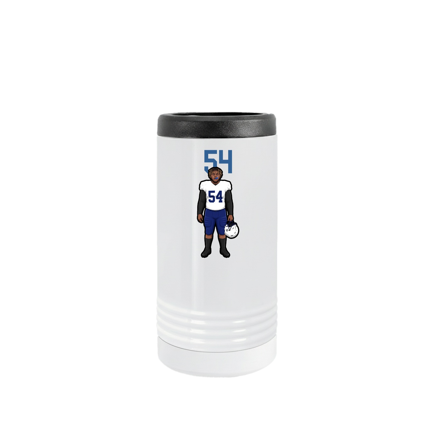 Slim Beverage Holder — Number Top in White