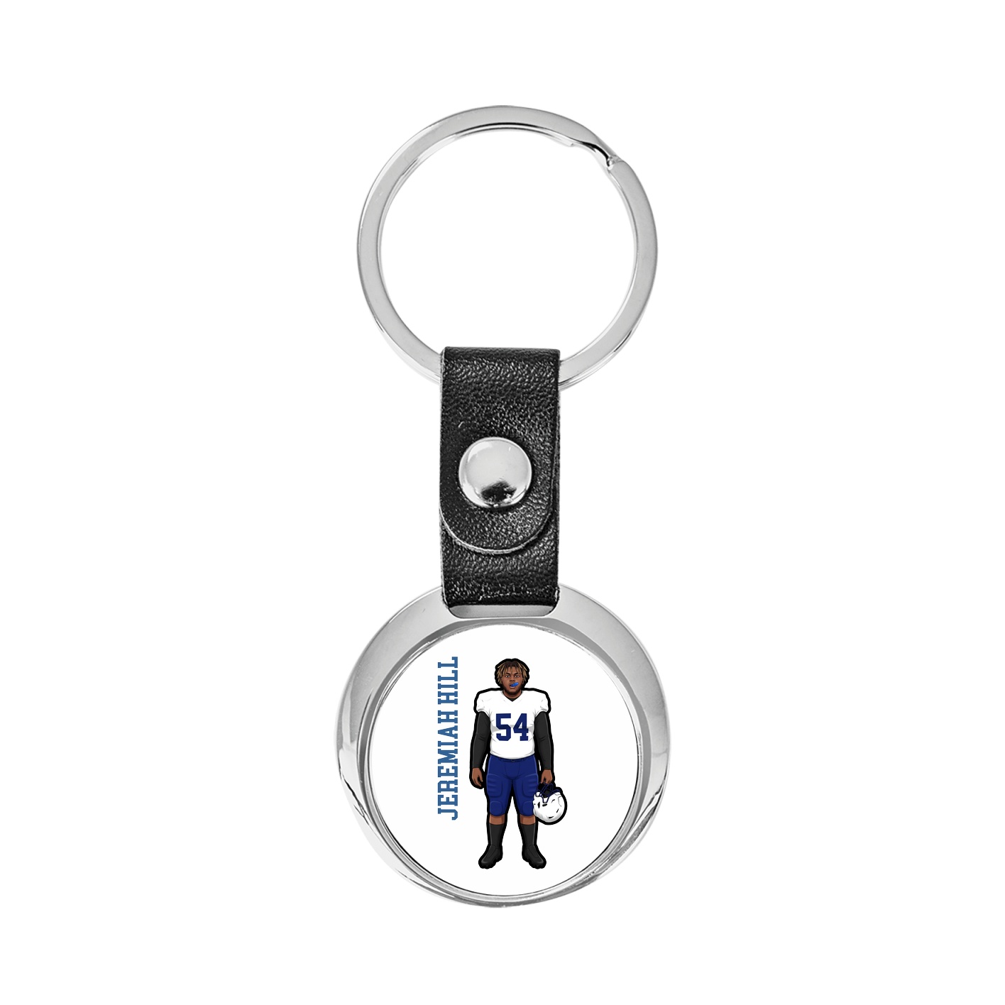 Key Chain — Name Vertical in Classic