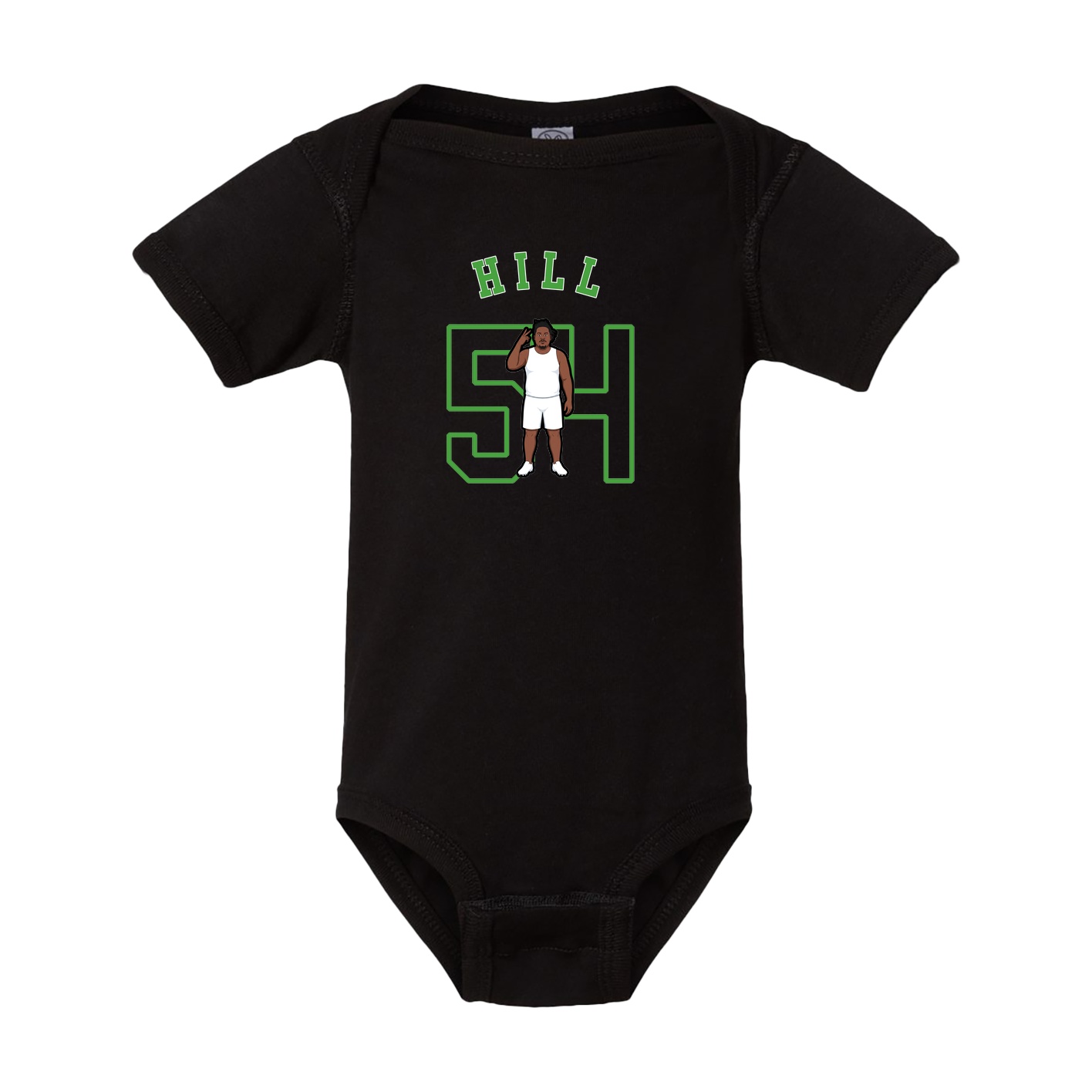 Baby Onesie — Shirsey Arch in Black