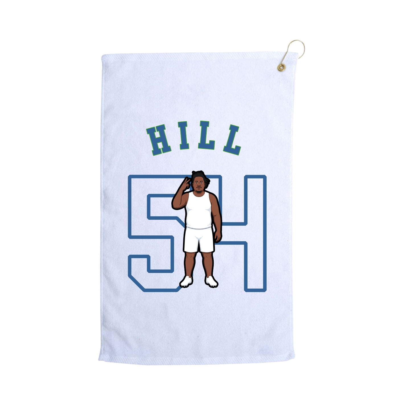 Golf Towel — Shirsey Arch in White