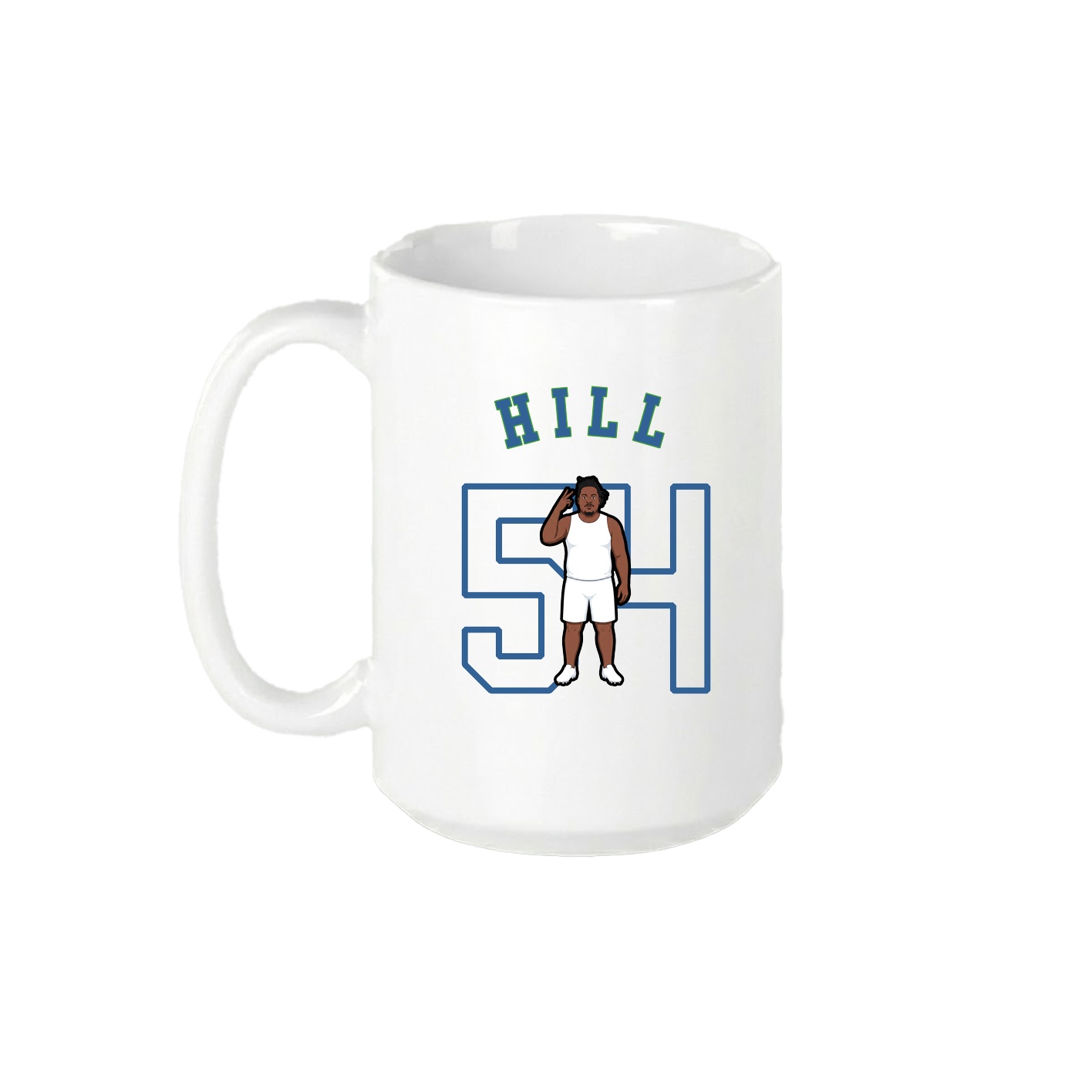 15oz Coffee Mug — Shirsey Arch in White