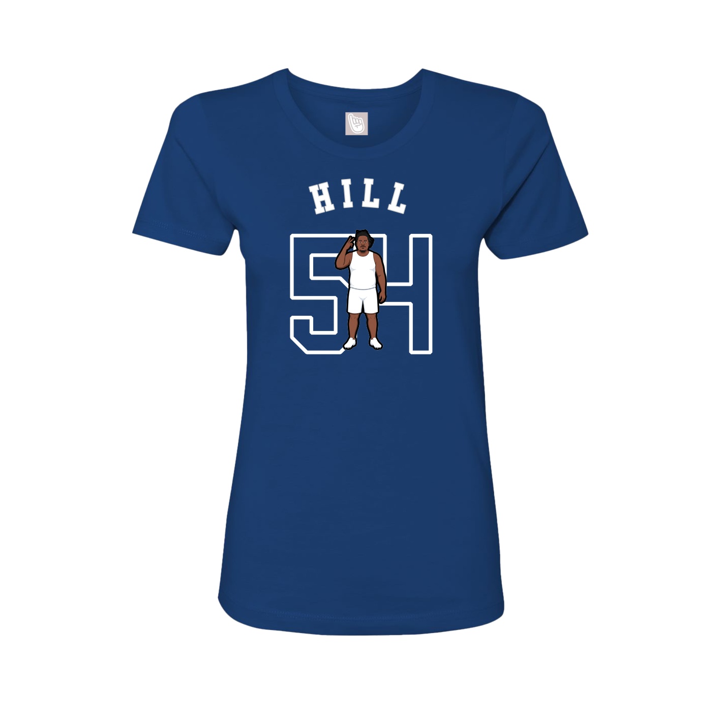 Fitted Women's Tee — Shirsey Arch in Royal