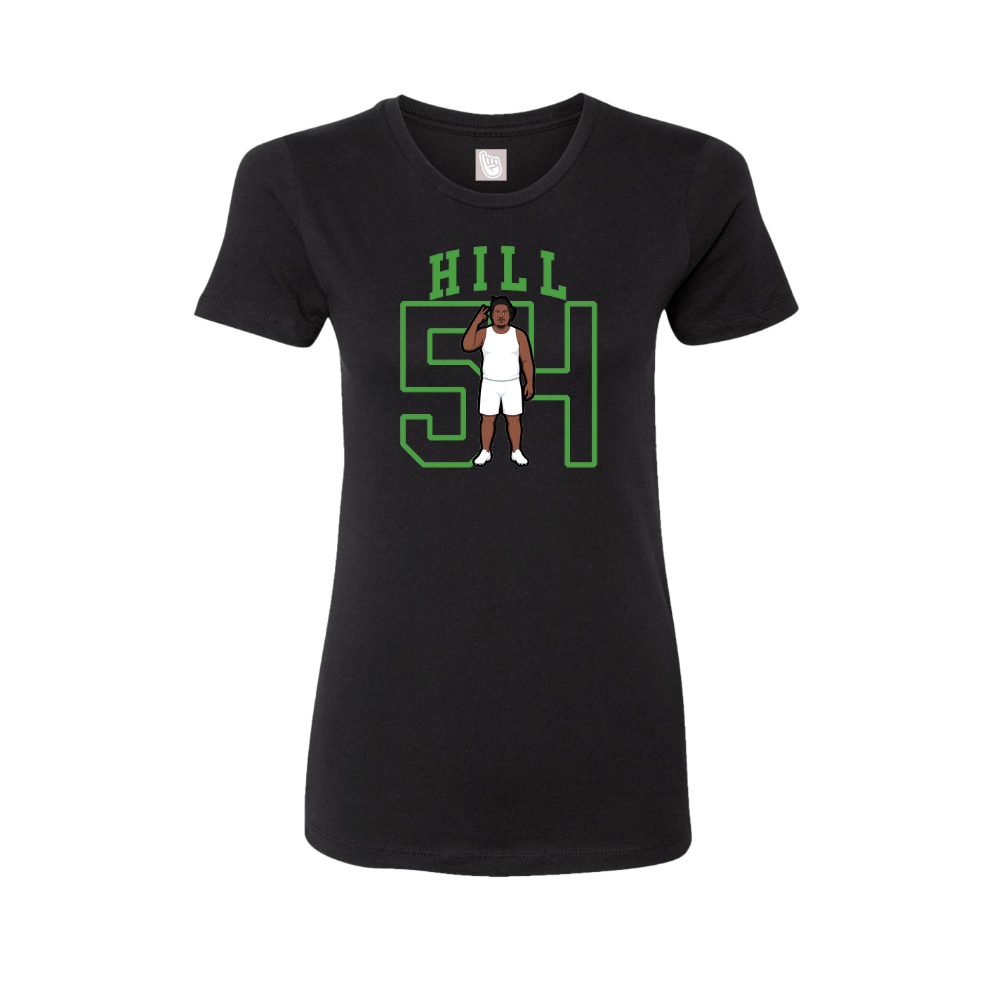 Fitted Women's Tee — Shirsey in Black
